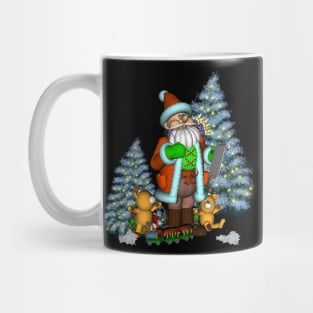 Christmas, Santa Claus with teddy bear Mug